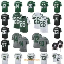 26 Le'Veon Bell 33 Jamal Jets 14 Sam Darnold мужчины футбол Джерси 95 киннен Вильямс 57 C. J. Майки Mosley 12 Joe namak