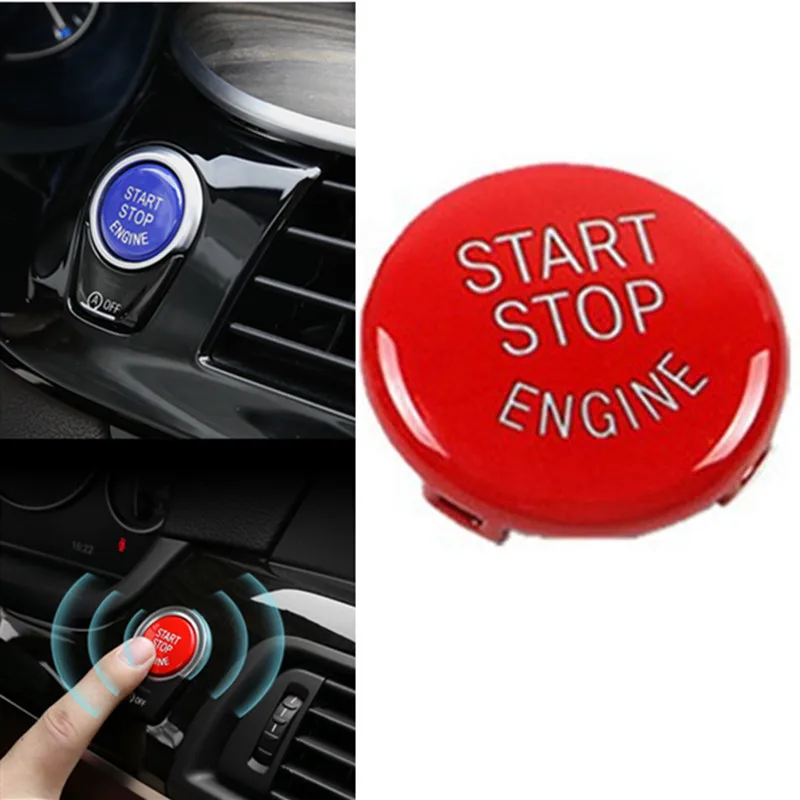 

Hot Car Engine START Button Replace Cover STOP Switch Accessories Key Decor for BMW X1 X5 E70 X6 E71 Z4 E89 3 5 Series E90 E91