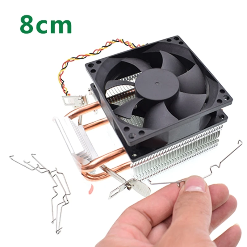 CPU Cooling Fan Clips 2 PCS Dissipate Heat Clip Stainless Steel Wire Fastener Buckle Bracket Cooling accessories