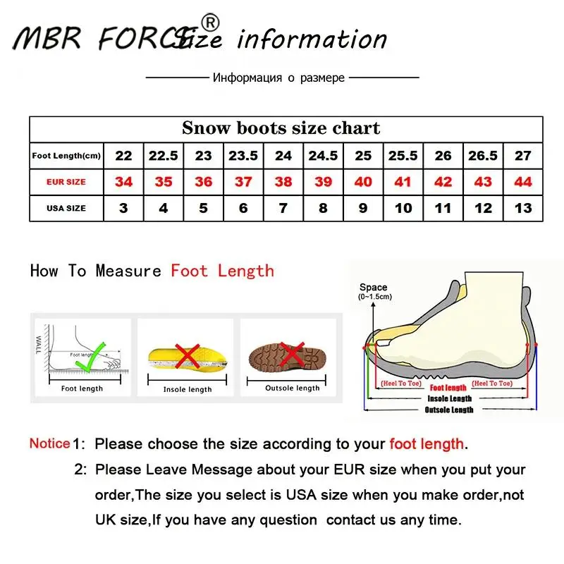 Высококачественные австралийские брендовые зимние женские ботинки MBR FORCE