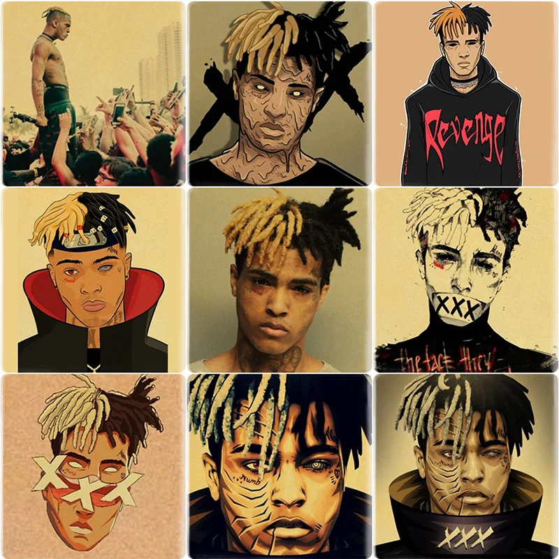 Рисунок TAFREE RAPPER Xxxtentacion 12 мм/25 мм квадратная форма сделай сам фотоаксессуары
