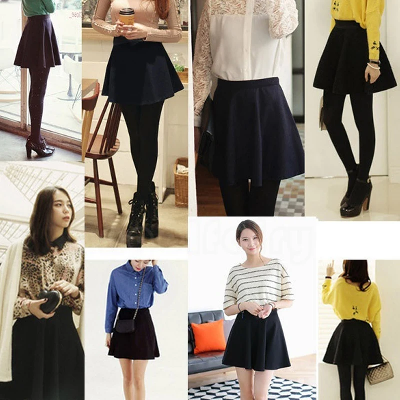 Hot New Women Skirt Sexy Mini Short Skirt Fall Skirts Womens Stretch High Waist Pleated Tutu Skirt CGU 88