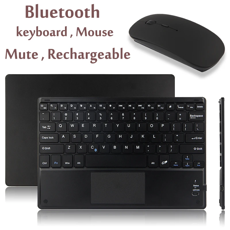 Tæl op Fremmedgøre fordampning Slim Portable Mini Wireless With Touchpad Bluetooth Keyboard For Ipad  Lenovo Tablet Laptop For Samsung Galaxy / Huawei Mediapad - Keyboards -  AliExpress
