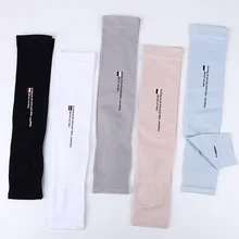 Летняя охлаждающая манжета, солнцестойкие женские рукавицы, Мужские рукава, для вождения, УФ-защита, перчатки из вискозы, Длинные