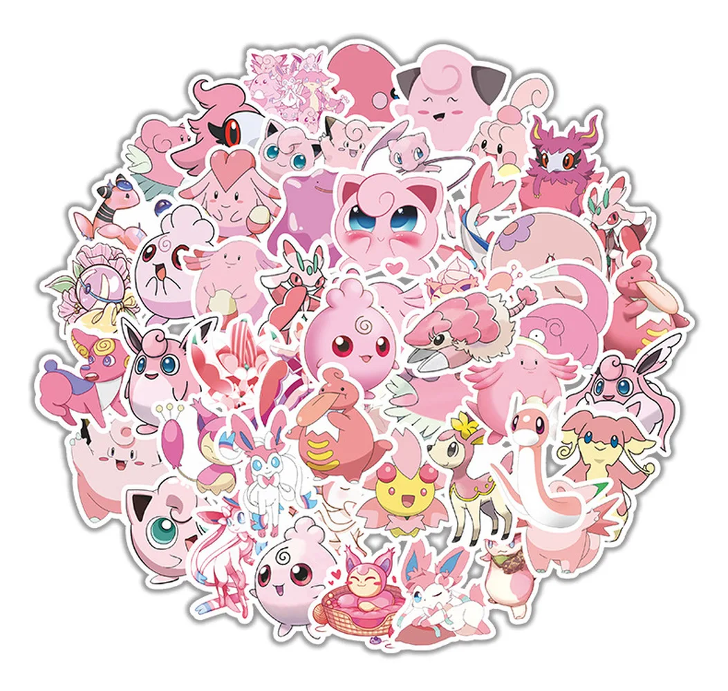 10/50 papelería pcs Grafiti de manualidades de papel pegajoso animales Kawaii paisaje decoración pegatinas álbum de recortes diario rosa de cuento de hadas pegatinas