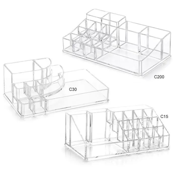 Акриловый косметический Органайзер для макияжа для хранения макияжа и губной помады держатель кисти MP789