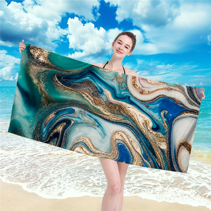 

Beach Towel For Adults Large Gym Sport Swimming Pool Towel Yoga Mat Fashion Summer Surf Robe Blanket