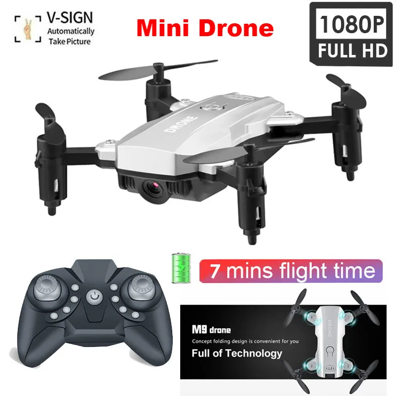 Мини карманный Радиоуправляемый Дрон микро вертолет HD камера Wifi FPV