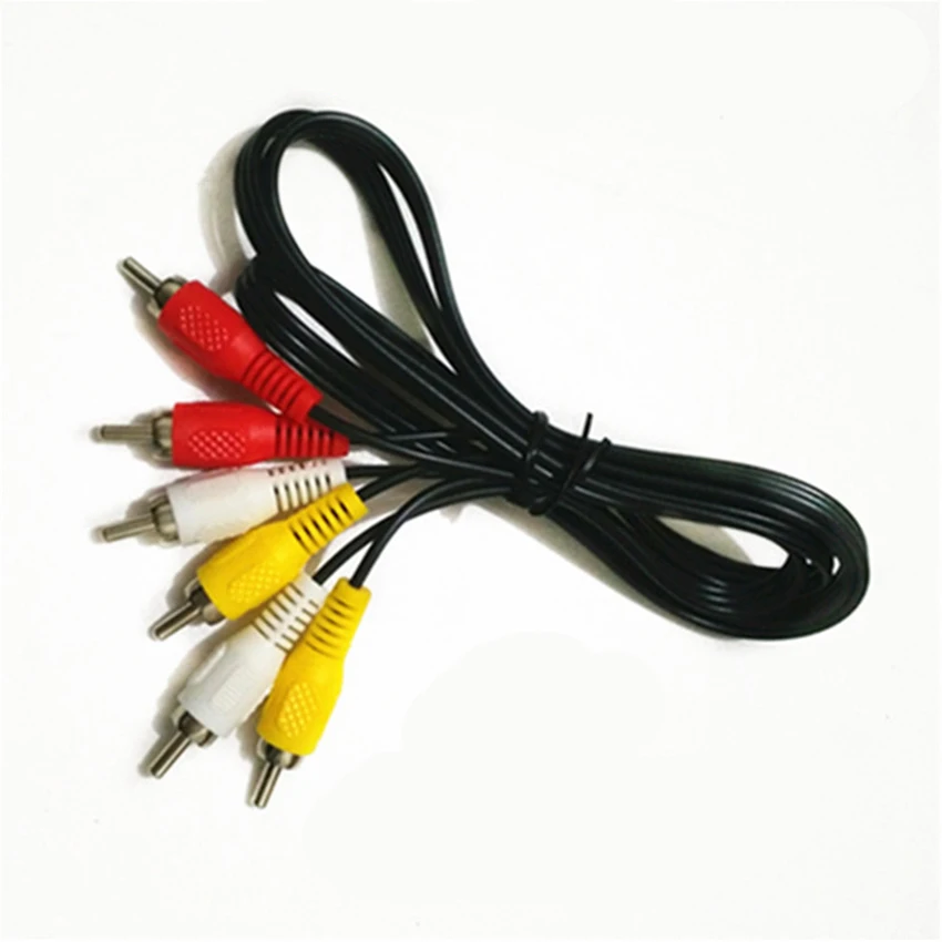 Горячий 90 см 3 RCA к 3 RCA Композитный Аудио Видео AV кабель штекер подключения ТВ DVD камеры| | | АлиЭкспресс