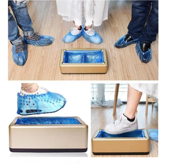 

Automatic Shoe Cover Dispenser Disposable Plastic Shoe & Boot Cover Shoe Cover Machine for Home, Medical, Office