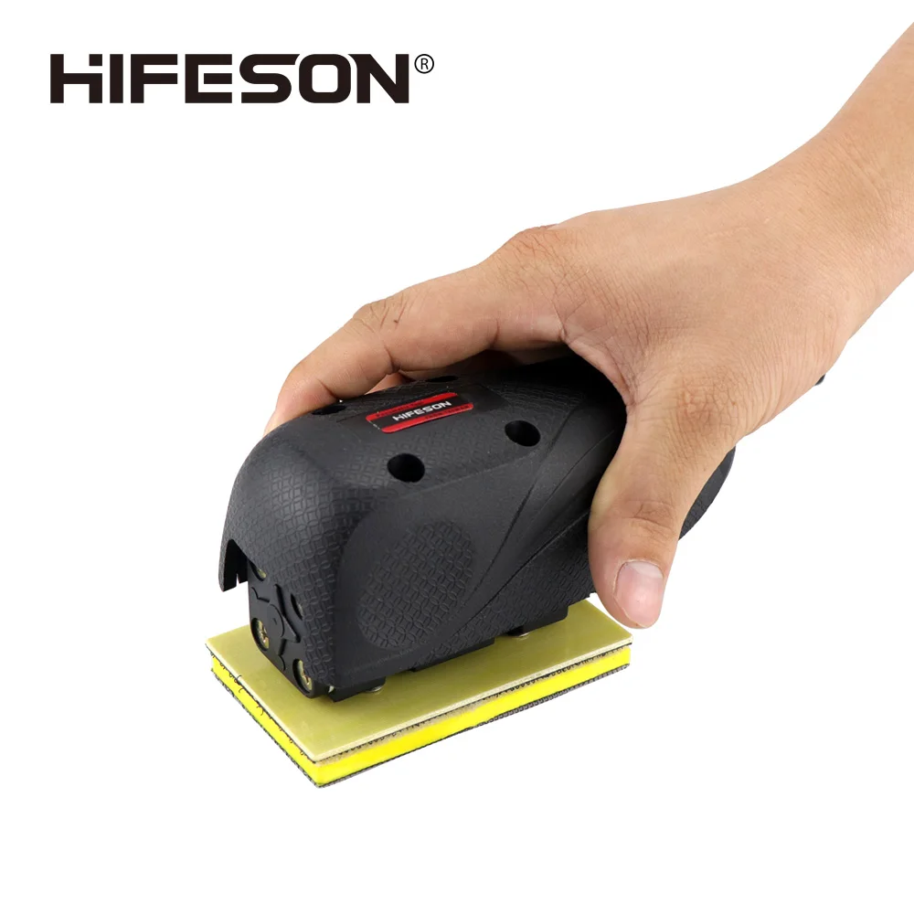 Pneumatic Orbital Sandpaper Machine Square Sander for Factories Wood