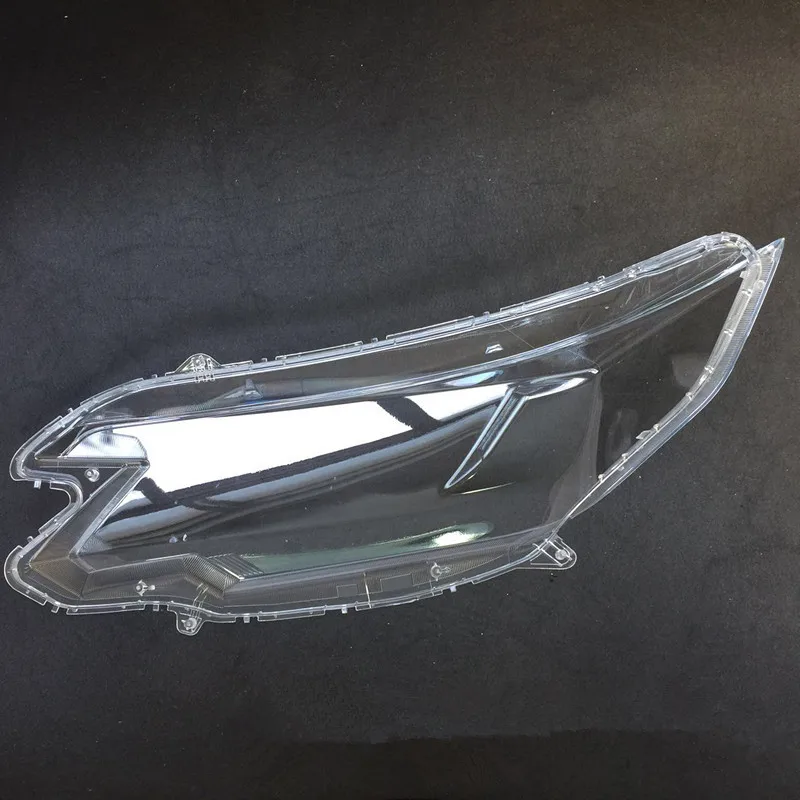 Для Honda CRV / передние фары прозрачные абажуры лампы оболочки маски фары крышка объектива фары - Цвет: Left side 1pcs
