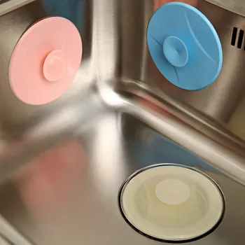 

Rubber Circle Silicone Sink Strainer Filter Water Stopper Drain Hair Bathtub Plug Bathroom Kitchen Cute Deodorant Stopper