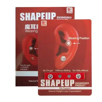 

2Pcs Earrings Stimulating Acupoints Bio Magnetic Therapy Health Care Slimming Product Weight Loss Stud Magnet Stickers