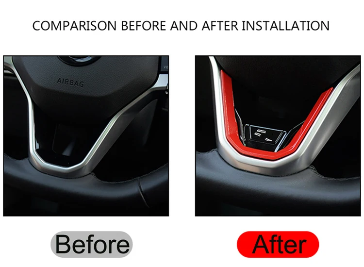 Car Steering Wheel New R Emblem Badge Logo Mark Sticker Trim for VW Golf 8 MK8 Accessories 2020 2021 Car Steering Wheel New R Emblem Badge Logo Mark Sticker Trim for VW Golf 8 MK8 Accessories 2020 2021