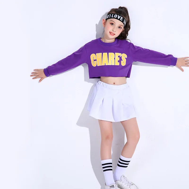 Girls Hip Hop Mini Skirt Kids Jazz 2 