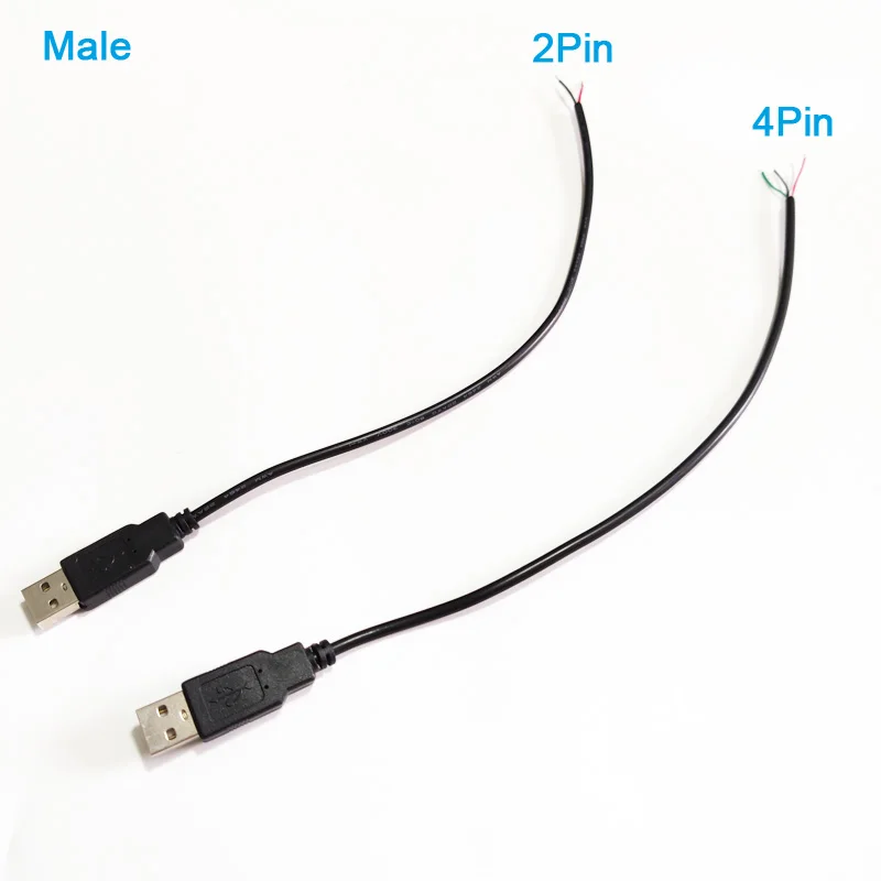 Фото Кабель питания 0 3 м 1 5 В USB 2 контакта 4 контакта Соединители Кабель питания 0 3 м 1 5 В USB 2 контакта 4 контакта Соединители