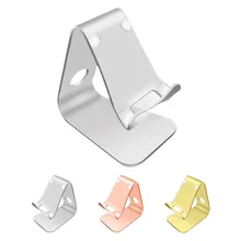Портативный держатель для мобильного телефона, металлический держатель для сотового телефона, простой и функциональный дизайн