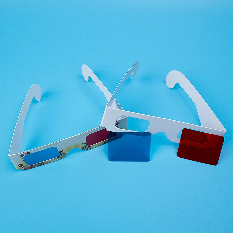 

3D Red And Blue Children Young STUDENT'S STEREO Science And Technology Small Production Glasses Science Experiment Toy Non-Physi