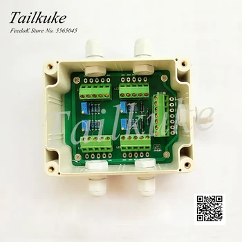 

Junction Box / Weighbridge Junction Box / Load Cell Four in One Out 5 Line 100 Tons Electronic Scale Box