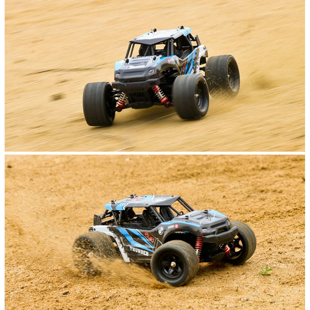 40+ MPH Большой Гусеничный на батарейках 1:18 внедорожный Радиоуправляемый автомобиль 4WD модель пластик простота в эксплуатации 2,4 ГГц высокоскоростной пульт дистанционного управления для детей