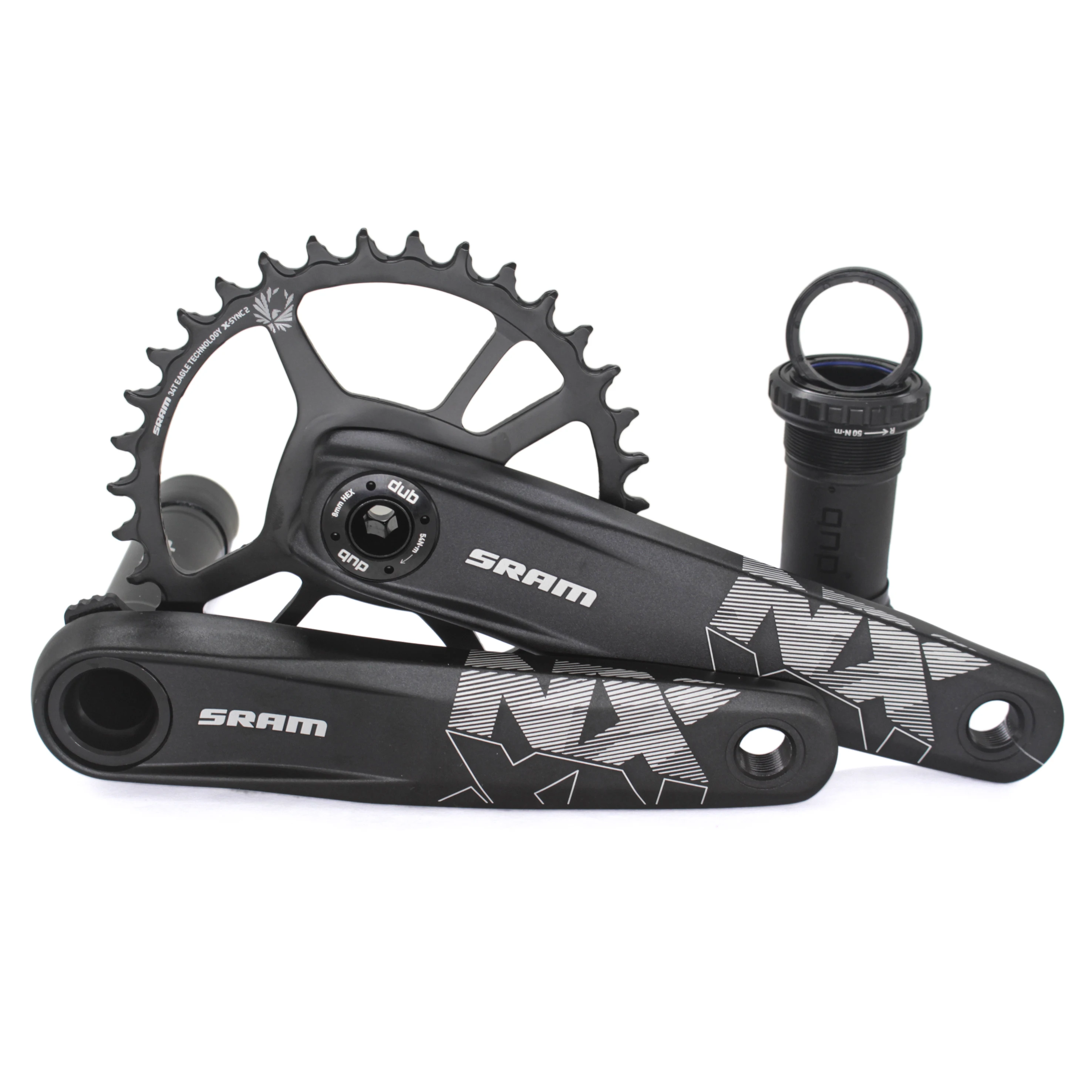 

SRAM NX EAGLE DUB 34T Steel Chainring 170mm 175mm MTB Bicycle Crankset with DUB BSA Bottom Bracket