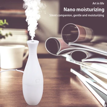 

ELOOLE Bowling Mini LED Light Multifunctional Humidifier 70ML USB Air Mist Maker Essential Aroma Oil Diffuser For Office Home