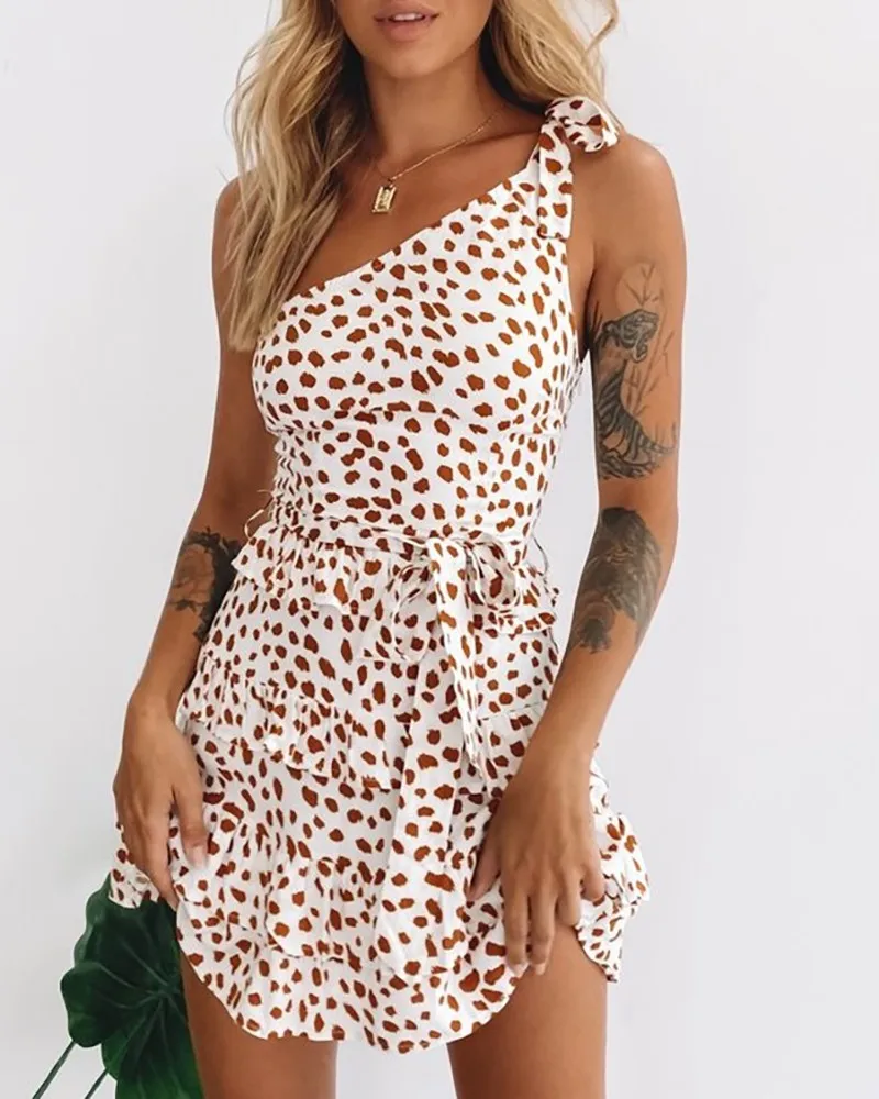 one shoulder summer dresses