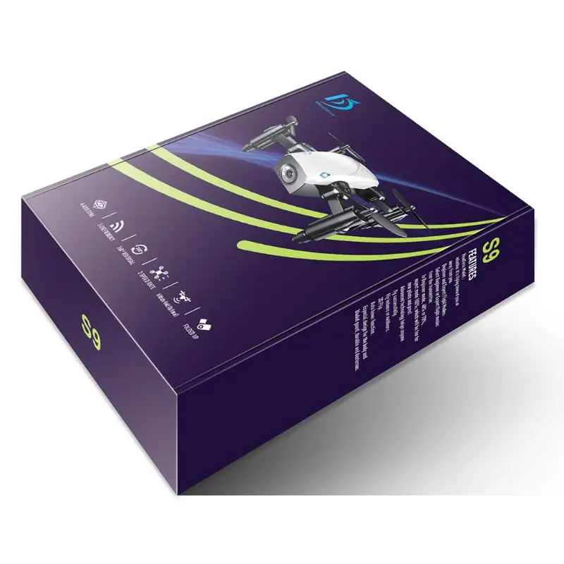 S9HW мини Дрон S9 без камеры RC вертолет складной дроны высота удержания Квадрокоптер 72XC