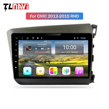 

2G RAM 9 inch android 9.1 car multimedia gps navigation system for RHD Honda civic 2012-2015 right hand drive