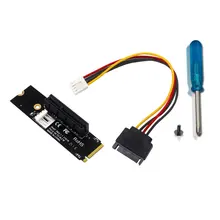 Carte d'adaptation NGFF vers PCI E, Port M2 vers PCIE, carte d'extension NGFF vers PCI E X4
