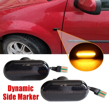 

LED Dynamic Turn Signal Side Marker Light Sequential Blinker Light For Renault Clio1 2 Espace Kangoo Laguna Master Megane
