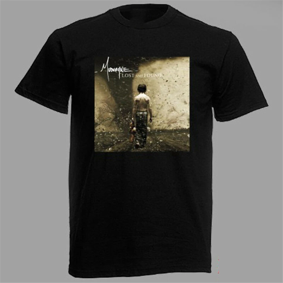 Mudvayne Lost And Found альбом Мужская черная футболка Размер S M L XL 2XL 3XL свободный стиль |