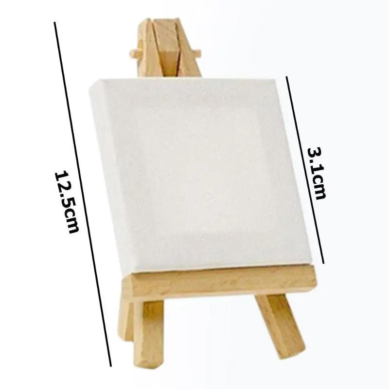 12 шт Деревянный Мини мольберт для художника, безопасная и Нетоксичная Свадебная настольная подставка для карт, простая и элегантная покраска