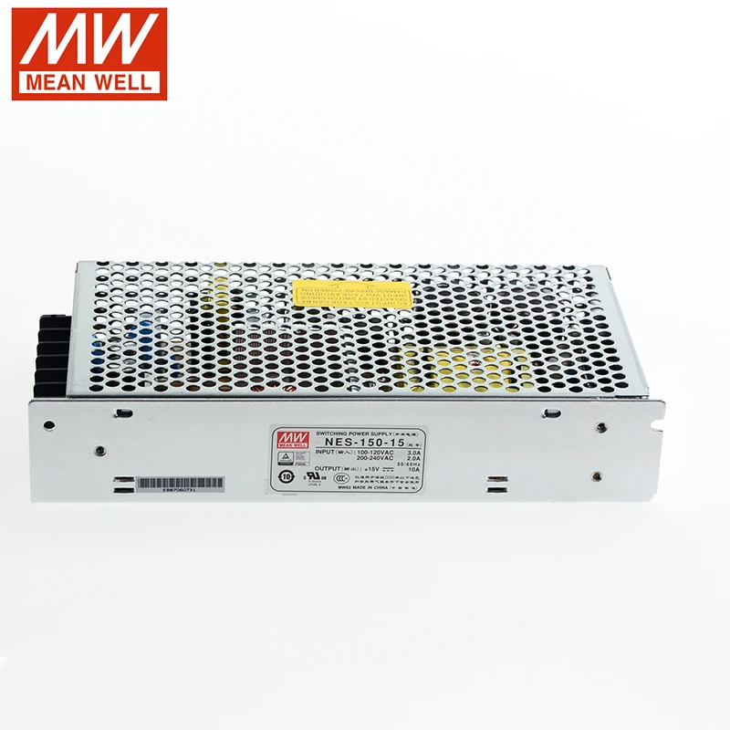 MEAN WELL NES 150 15 импульсный источник питания 110/150 в переменного тока на В постоянного