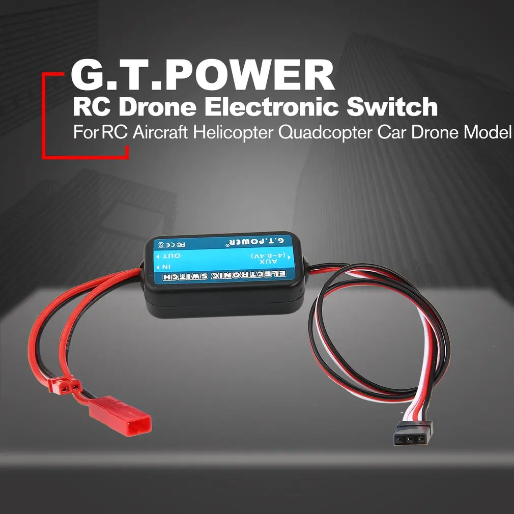 

G.T.POWER 0-40V Fernbedienung Elektronische Schalter RC Teile für RC Flugzeug Hubschrauber Quadcopter Auto Drone Modell