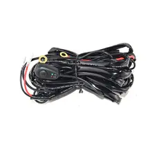 Автомобильный светодиодный светильник, 12 В, 24 В, 40 А, жгут проводов, реле, набор проводов, предохранитель для авто вождения по бездорожью, светодиодный светильник, комбинированный