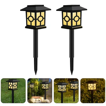 

2PCS Lawn Light Bright Exquisite Solar Energy Landscape Decor Light for Villa