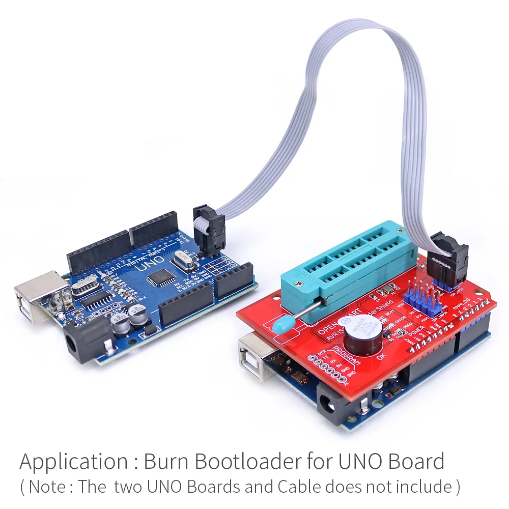 AVR ISP Bootloader щит горящий программатор для Atmega328P модуль загрузчика с зуммером и