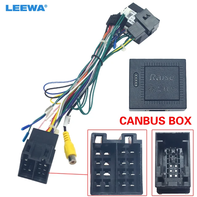 $US $12.95  LEEWA 16-pin Car Android Stereo Wiring Harness For Citroen C-QUATR/C-4 Low Trim Level (10~18) Low T
