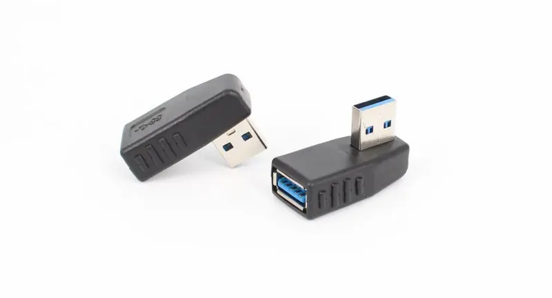 90 Degree Left Right Angled USB 3.0 A Male To Female Adapter Connector For Laptop PC Whosale&Dropship