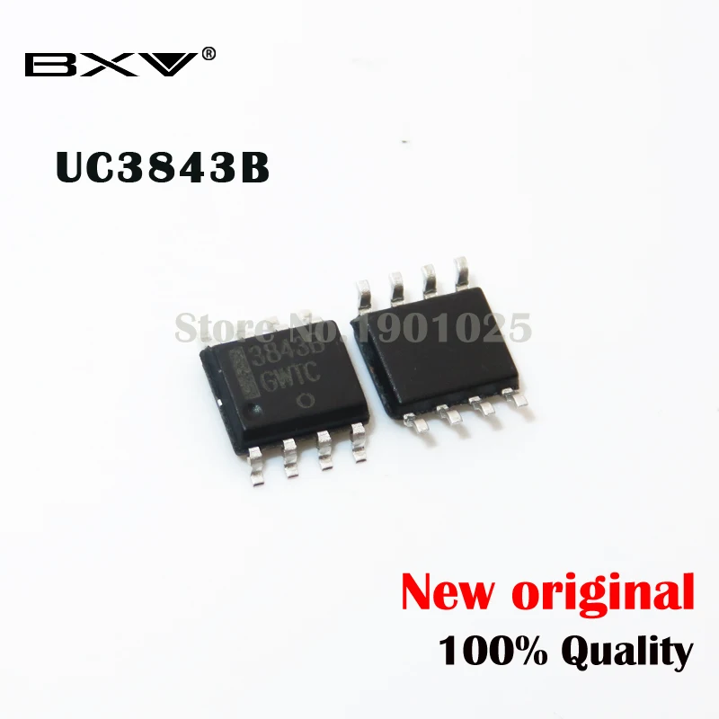 10 шт. UC3843B SOP-8 UC3843 SOP SMD новый оригинальный | Электронные компоненты и