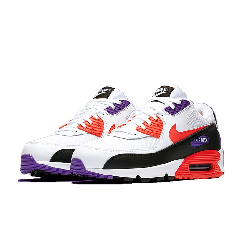 Оригинальные подлинные мужские кроссовки для бега NIKE AIR MAX 90, незаменимые спортивные уличные кроссовки, спортивная Дизайнерская обувь, 325213-131