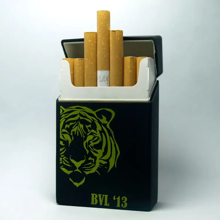 Женский силиконовый чехол для сигарет, Мужская Подарочная коробка, чехол для сигарет, Карманный чехол для сигарет, подарок на день рождения - Цвет: lh