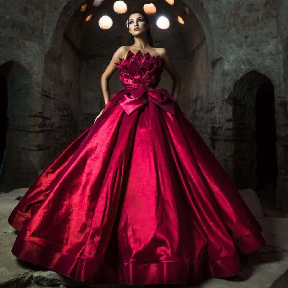 Винтажные вечерние платья, плиссированные, Vestido de festa longo, многоуровневые вечерние платья с открытыми плечами, фуксия, платье для выпускного вечера abiye