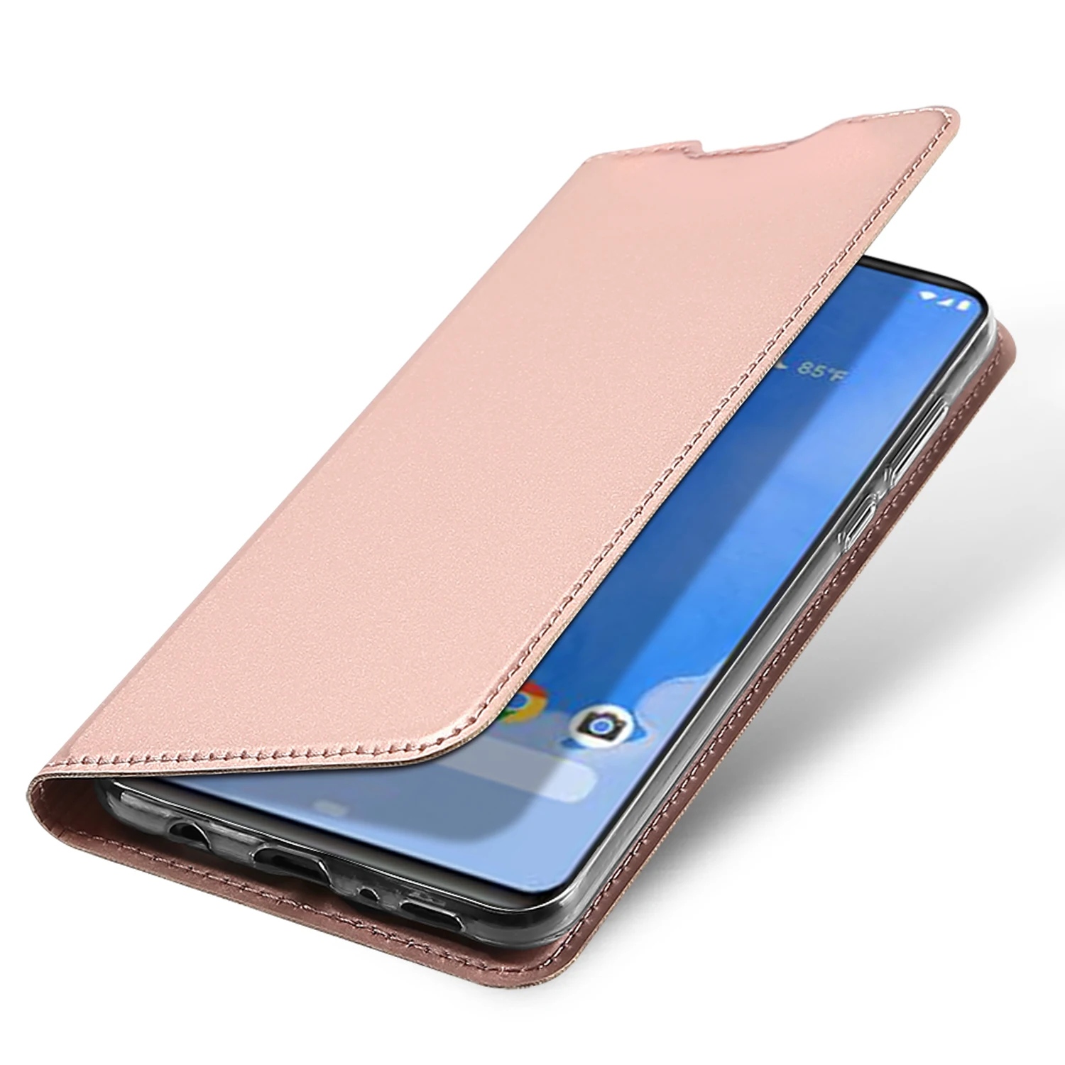 DUX DUCIS Флип кожаный чехол для samsung Galaxy Note10 A30 A50 A40 A70 ультратонкий кошелек, Обложка для samsung S10 E Plus 5G M20 - Цвет: Rose Gold
