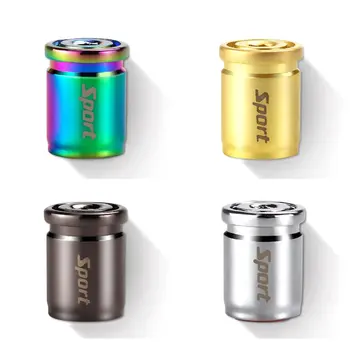 

4pcs Stainless Steel Screw-on Alloy Material Anti-leakage Design Anti-theft Universal Metal Modified Tire Mouth Valve Core Cap