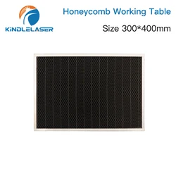 KINDLELASER – Table de travail en nid d'abeille, dimensions personnalisables 300x400mm, plate forme Laser, pièce pour graveur Laser CO2, Machine de découpe 