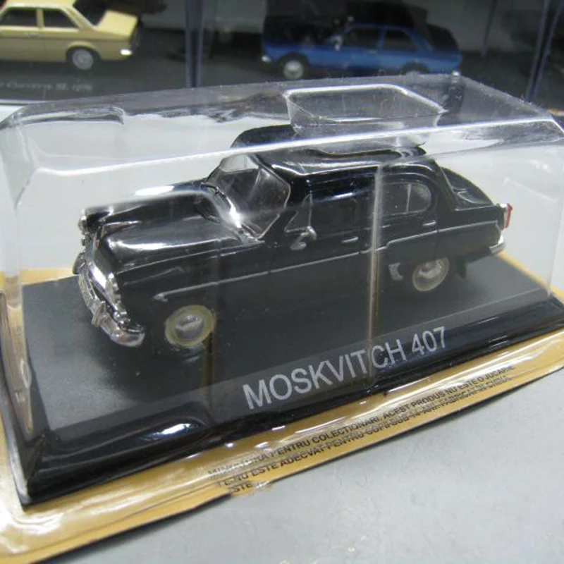 Литая модель автомобиля москвич 407 статическая 1:43 Классическая Советского Союза