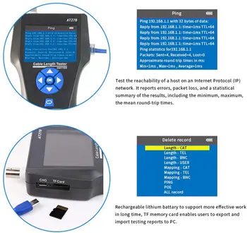 

Network-Cable-Tester Breakpoint-Tester Multi-Functional NF-8601W New LCD English-Version